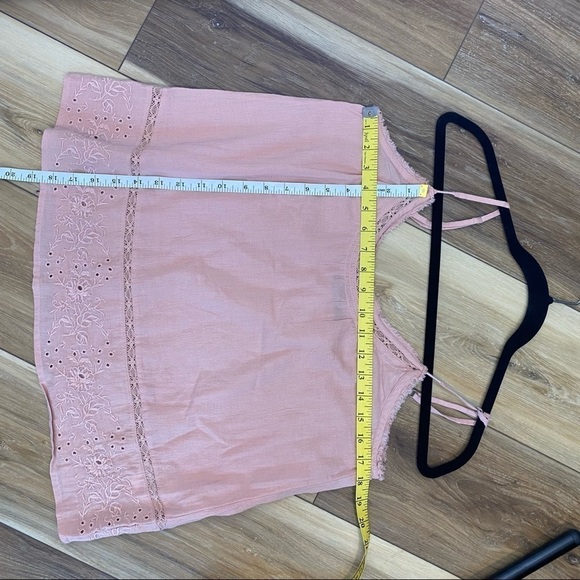 ABERCROMBIE & Fitch Tank Top Spaghetti Strap 90s Peasant Shirt size s Small - Picture 8 of 8